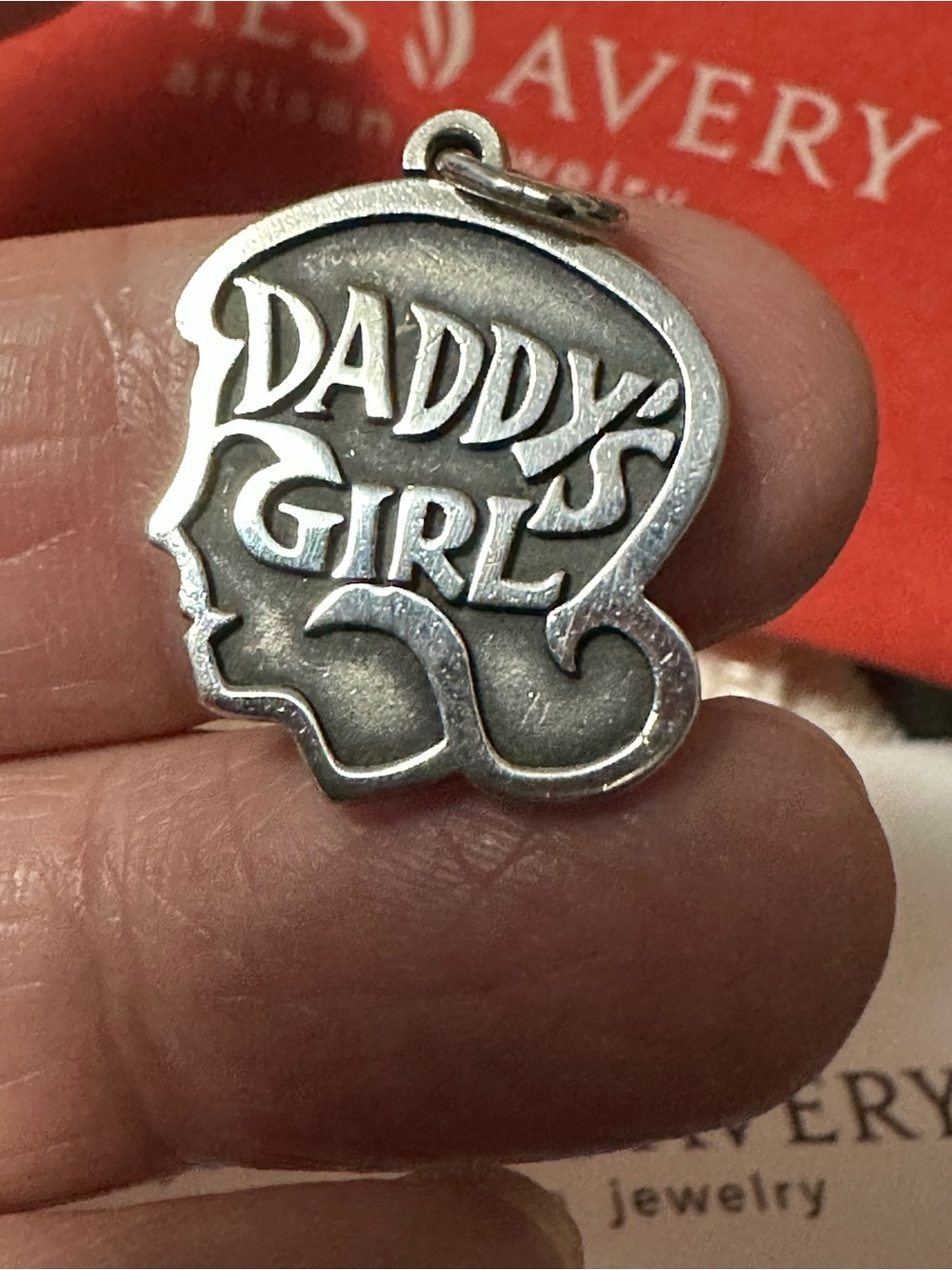James Avery 'Daddy's Girl' Charm Pendant - Sterling Silver 925 - like new❤️ - Picture 5 of 6